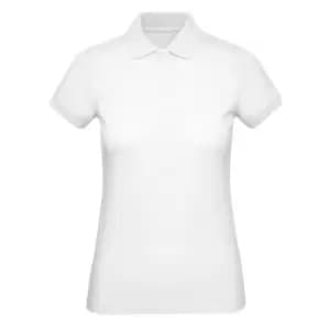 B&C Womens/Ladies Inspire Polo (2XL) (Snow)