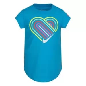 Nike Swoosh Heart T Shirt - Blue