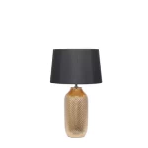 Gold Textured Ceramic Table Lamp
