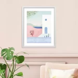 The Art Group Greece Framed Print MultiColoured