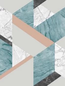 Fresco Marblesque Teal Wallpaper