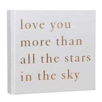 BAMBINO BY JULIANA Linen Photo Album - Love You More