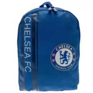 Chelsea FC Striped Backpack (One Size) (Blue)