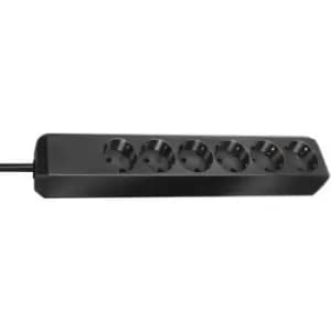 Brennenstuhl 1159400015 Power strip (w/o switch) 6x Black PG connector