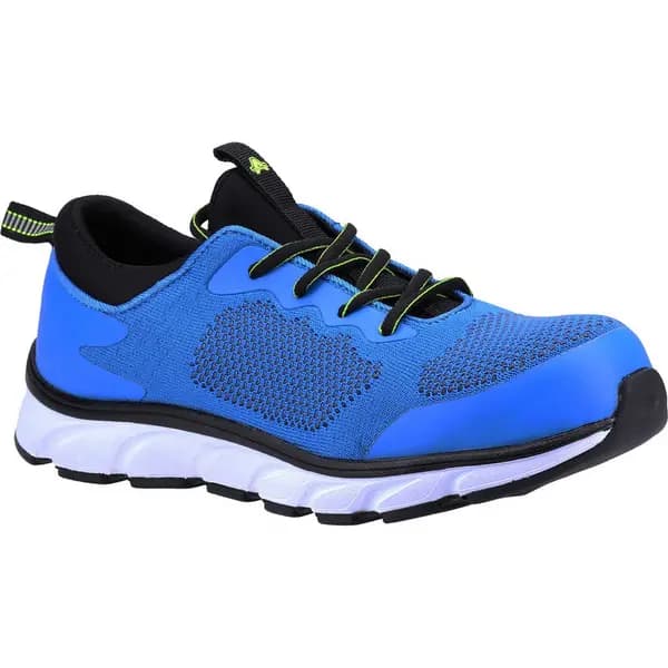 Amblers Safety Mens 718 Lightweight Lace Up Safety Trainers UK Size 10 (EU 44) Blue AMB344-Blue-10