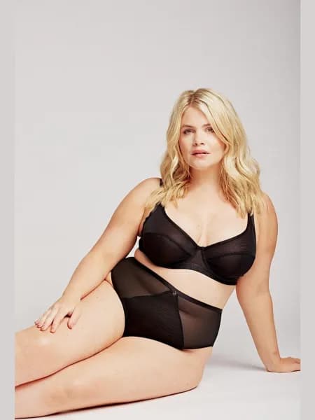 Soft Mesh High Apex Bra