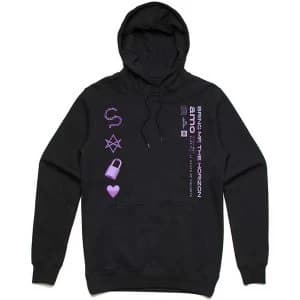 Bring Me The Horizon - Amo Symbols Unisex Large Pullover Hoodie - Black