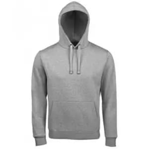 SOLS Unisex Adults Spencer Hooded Sweatshirt (L) (Grey Marl)
