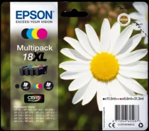 Epson Daisy 18XL Black And Tri Colour Ink Cartridge