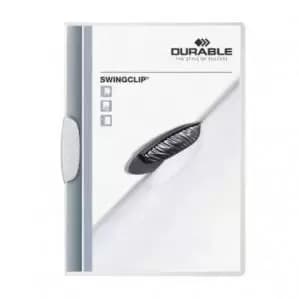 Durable SWINGCLIP® A4 Clip Folder White Pack of 25