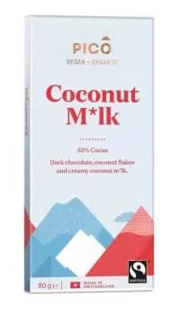 Pico Pico Organic Coconut M*lk Chocolate (80g) (2 minimum)