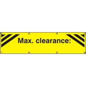 Max Clearance - Ban (1200 x 300mm)