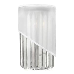 1 Light Indoor Wall Light Polished Nickel, E14