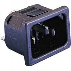 IEC connector PX Series mains connectors PX Plug vertical mount