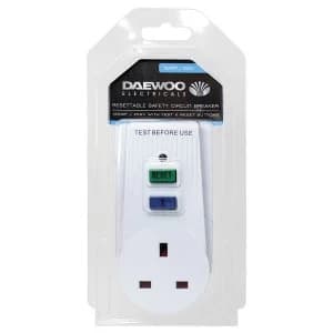 Daewoo Resettable Safety Circuit Breaker - 13 Amp