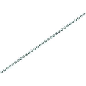 Wickes Chrome Plated Ball Chain 3.2 x 1000mm