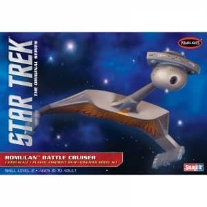 Star Trek 11000 Romulan Battle Cruiser Model Snap Kit