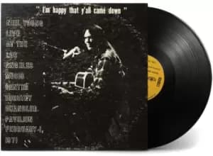 Neil Young Dorothy Chandler Pavilion 1971 LP black