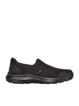 Skechers 232230w - Flex Advantage 4.0 Wide Fit Trainer, Black, Size 11, Men