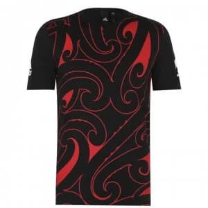 adidas Maori T Shirt Mens - Black