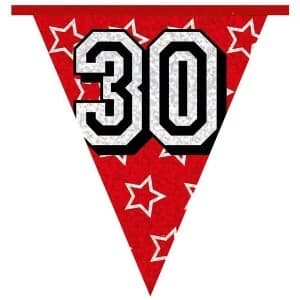 Number 30 Banner Party Decoration