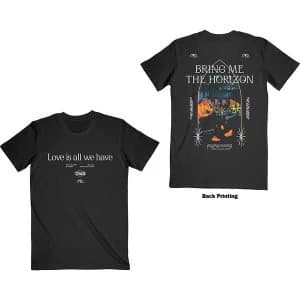 Bring Me The Horizon - Love Is All We Have Unisex Large T-Shirt - Black