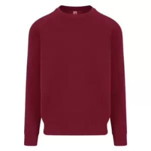 AWDis Just Hoods Mens Graduate Heavyweight Sweatshirt (L) (Burgundy)