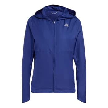 adidas Own the Run Hooded Windbreaker Womens - Victory Blue