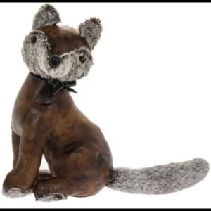 Faux Leather Fox Doorstop By Lesser & Pavey