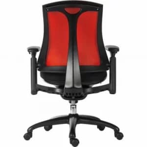Teknik Office Rapport Luxury Mesh Executive Chair, Red