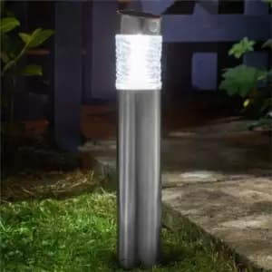 Pharos Motion Sensor Bollard Garden Solar PIR Security Light Bright - Smart Garden