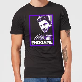 Avengers Endgame Hawkeye Poster Mens T-Shirt - Black - 3XL - Black