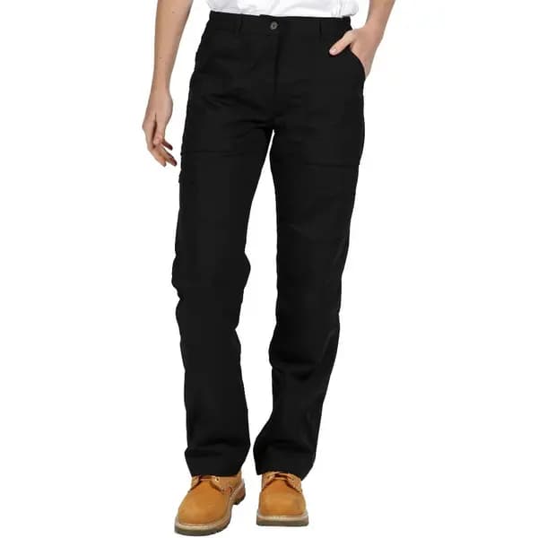 Regatta Professional Womens/Ladies Wms Action II Reinforced Trousers 16R - Waist 33', Inside Leg 29' BLACK TRJ334-800-16R
