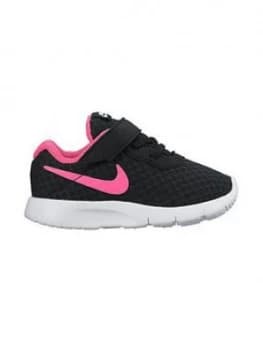 Nike Tanjun Infant Trainers - Black/Pink, Size 9