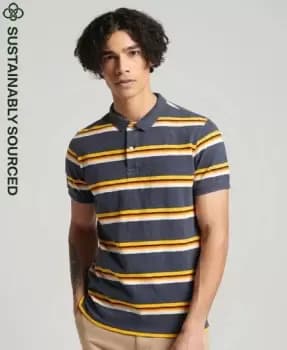 Superdry Organic Cotton Vintage Stripe Polo Shirt