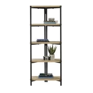 Teknik Industrial Chunky 4-Shelf Bookcase - Oak/Black