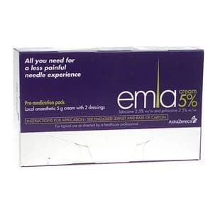 Emla Cream 5g with x2 Dressing