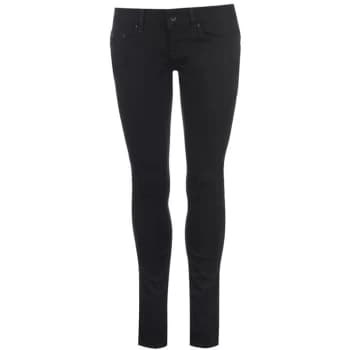 G Star Midge Zip Low Skinny Jeans Womens - rinsed