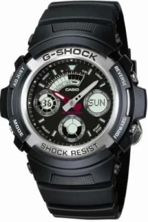 Mens Casio G-Shock Alarm Chronograph Watch AW-590-1AER