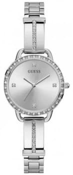Guess Womens Bellini Stainless Steel Bracelet Silver Watch