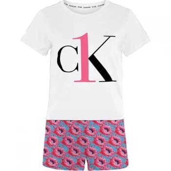 Calvin Klein CK1 Short Sleeve Set - Floral/Print Sm