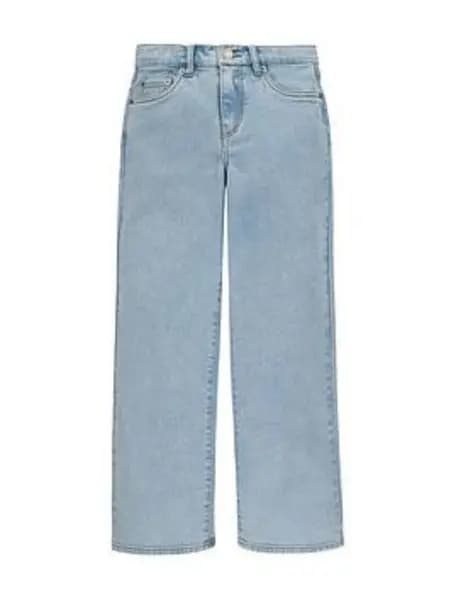 Kids Wide Leg Jeans - Blue