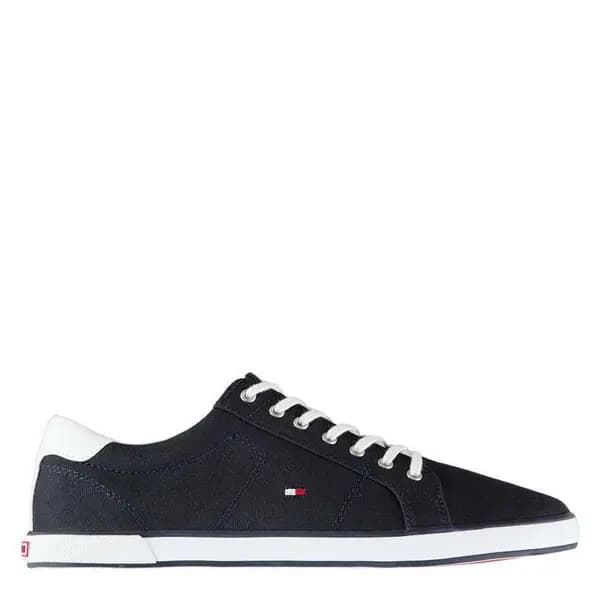 Tommy Hilfiger 1D Canvas Trainers - Blue 6
