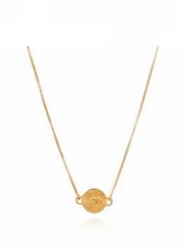 Rachel Jackson London Rachel Jackson London Gold Plated Luminary Art Coin Choker Necklace