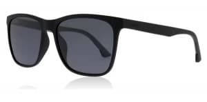 Police SPL633 Sunglasses Matte Black U28P Polariserade 55mm