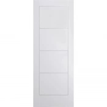 Ladder Internal Primed White 4 Panel Door - 762 x 1981mm