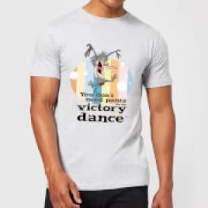 I Am Weasel You Don't Need Pants For The Victory Dance Mens T-Shirt - Grey - 3XL