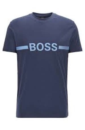 Hugo Boss UV Protection Beach T-Shirt Navy Size M Men