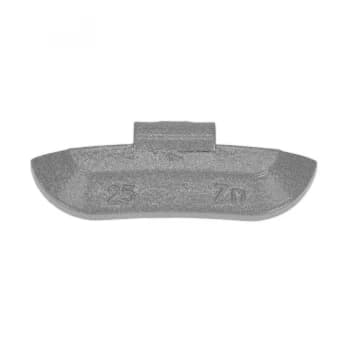 SEALEY WWSH25 Wheel Weight 25g Hammer-On Zinc for Steel Wheels Pack of 100