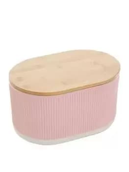 Premier Housewares Geome Pink Bread Bin